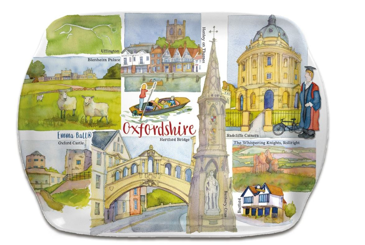 Emma Ball Oxfordshire Melamine Scatter Tray