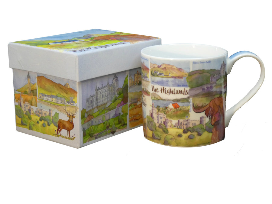 Emma Ball The Highlands Bone China Mug (Boxed)