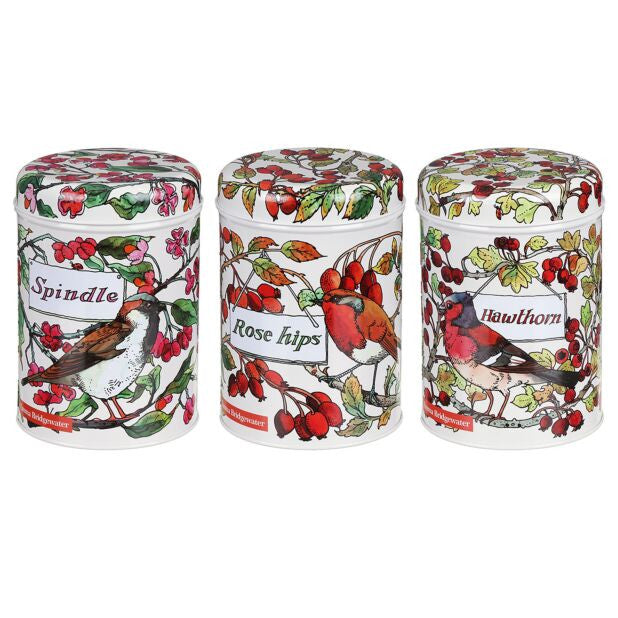 Emma Bridgewater Birds in the Hedgerow Set of 3 Round Caddies