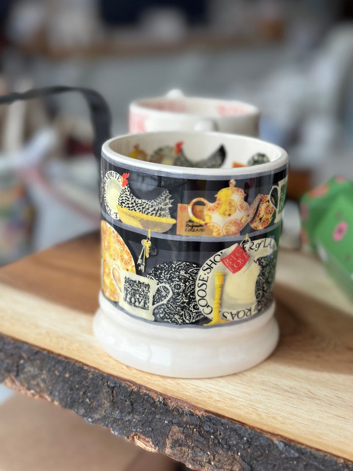 Black Larder 1/2 pint mug from Emma Bridgewater.