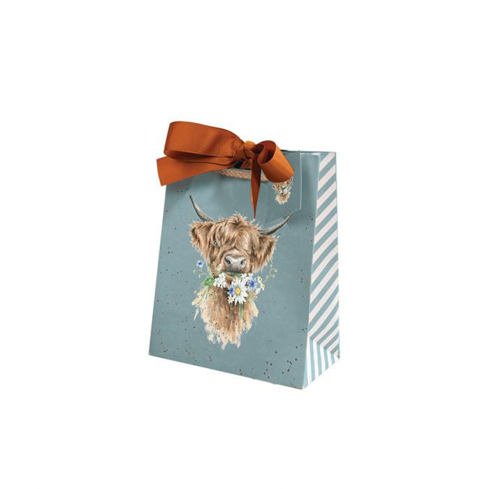 'Daisy Coo' Cow Small Gift Bag by Wrendale Designs