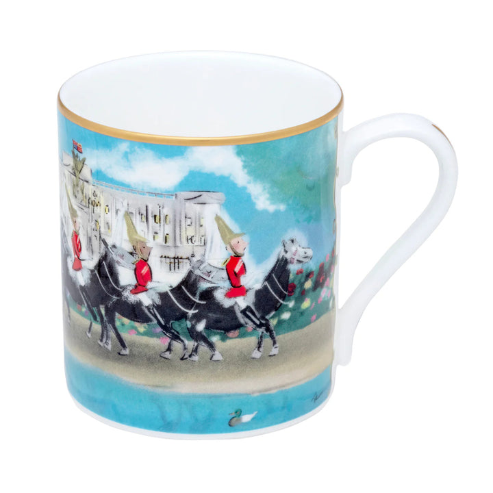 Life Guards on Parade Bone China Mug