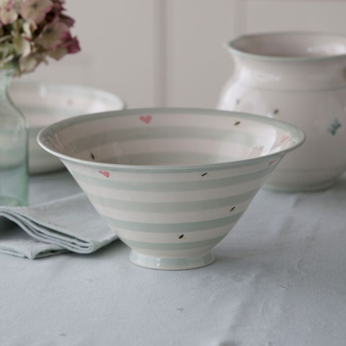 Susie Watson pottery Honey Bees Salad Bowl