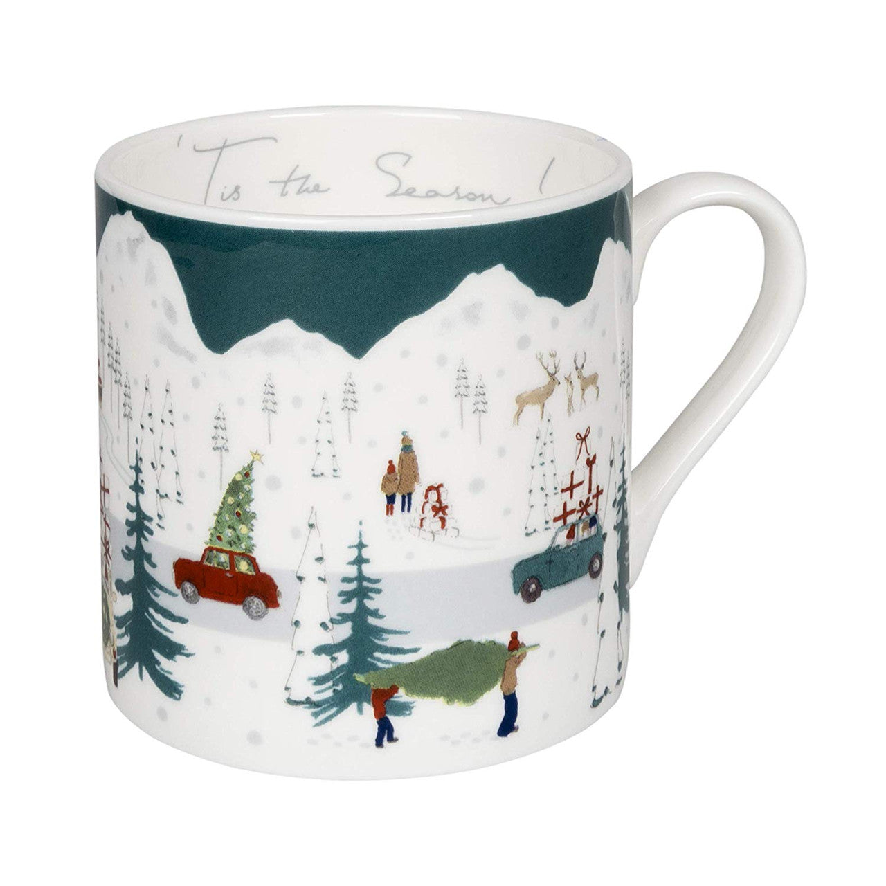 Sophie Allport Home for Christmas 'Tis The Season Mug boxed