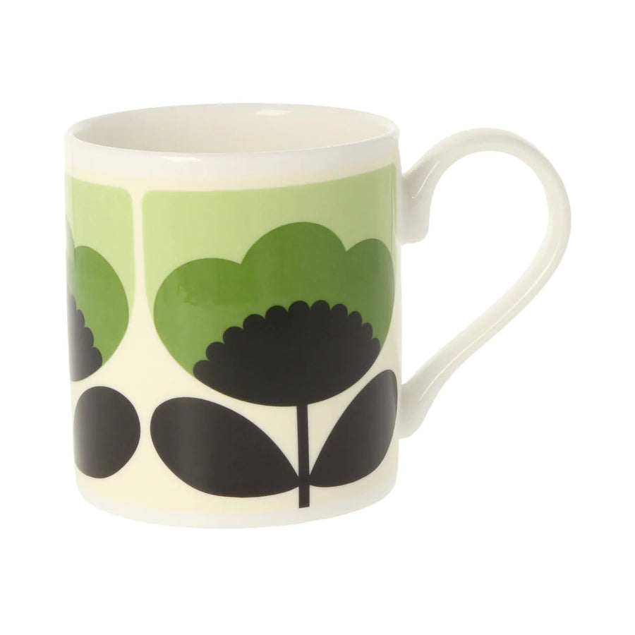 Spring Bloom Green Bone China Mug by Orla Kiely