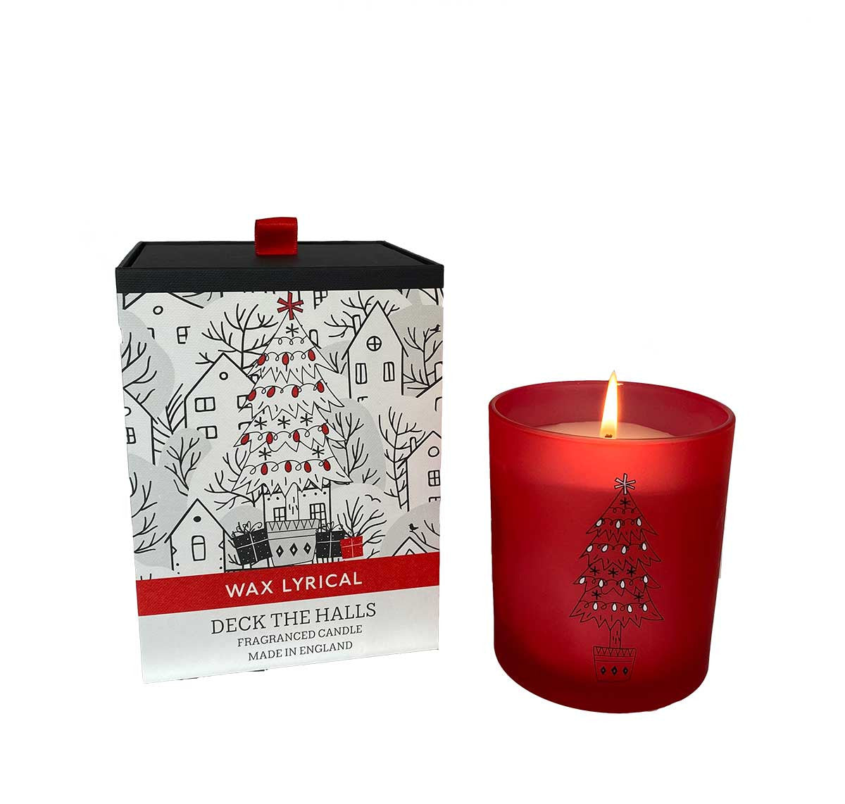 Baby It's Cold Outside - Deck The Halls Glass Candle from Wax Lyrical.