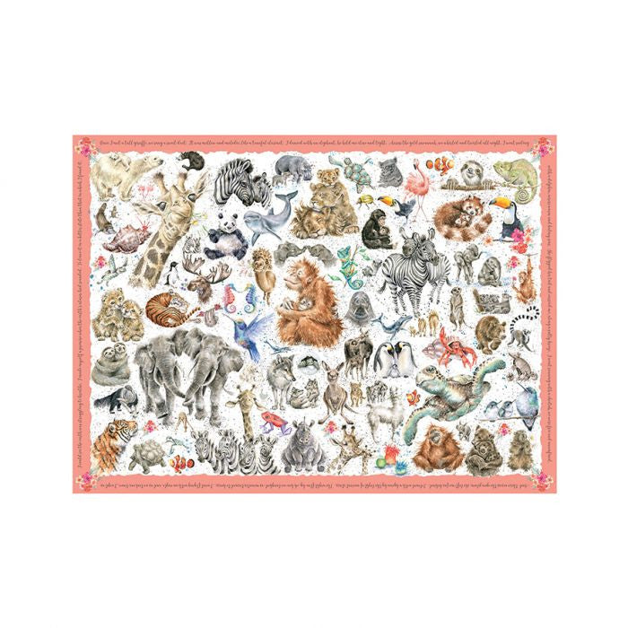 Wrendale Zoology 1000 piece jigsaw puzzle