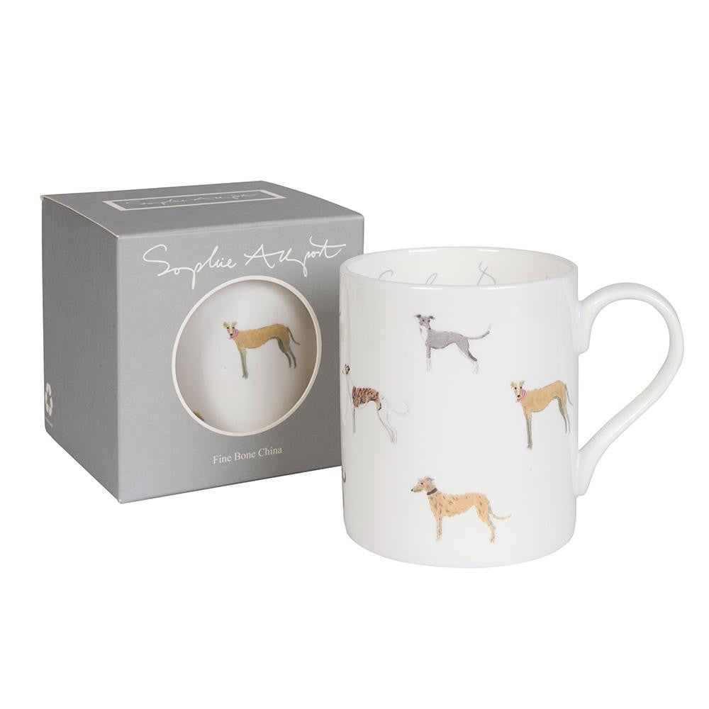 Sophie Allport bone china Speedy Dogs mug.
