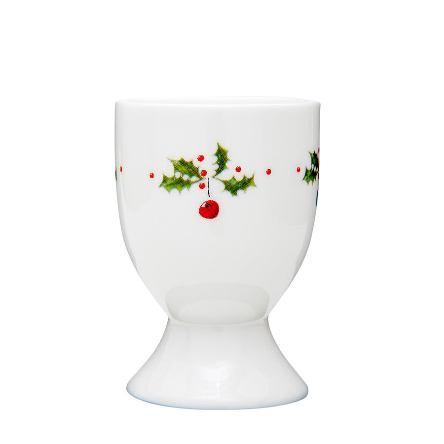 Jane Abbott Holly & Berry China Egg Cup