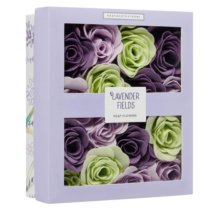 Lavender Fields Soap Flowers by Heathcote & Ivory.