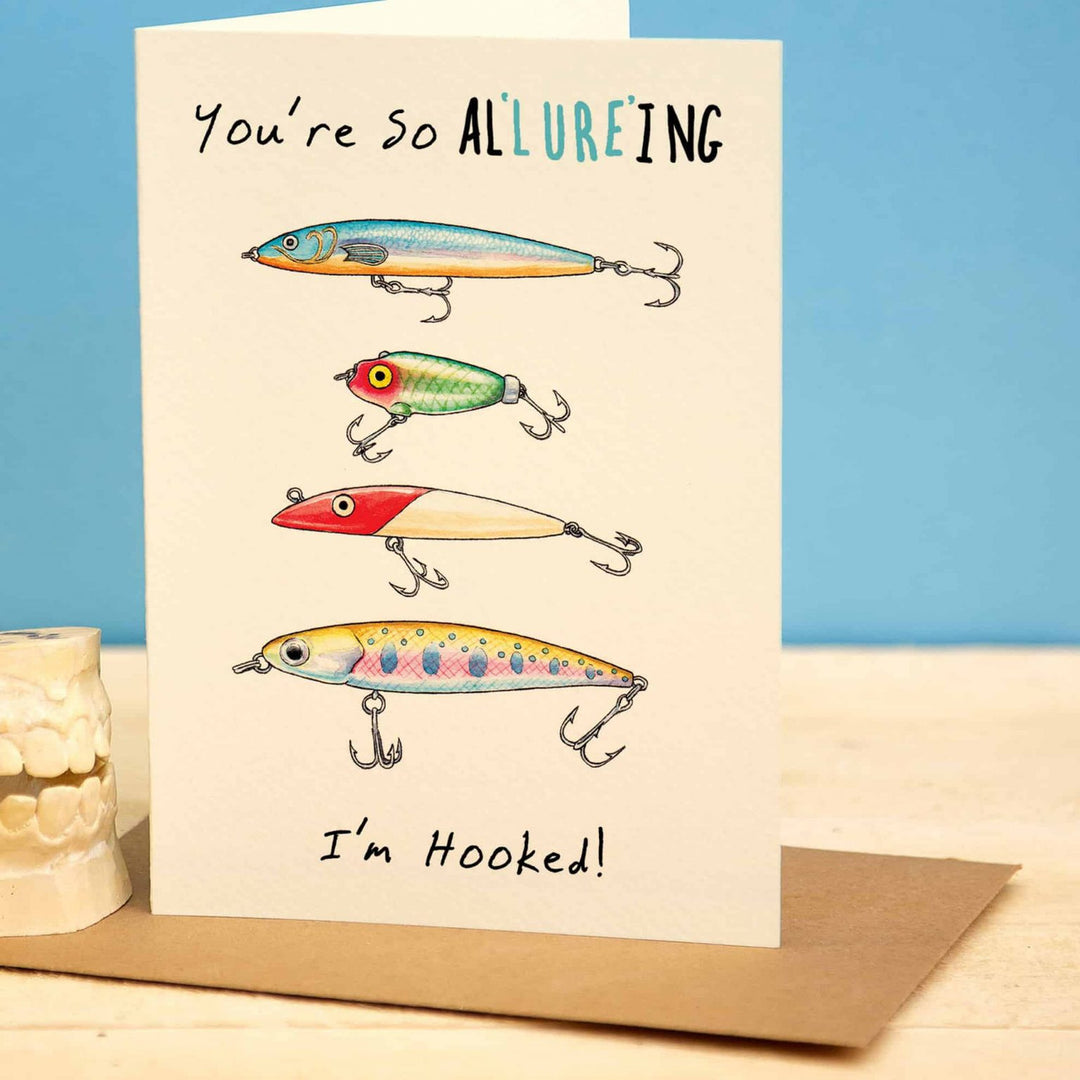 You're So Alluring Greetings Card by Bewilderbeest.