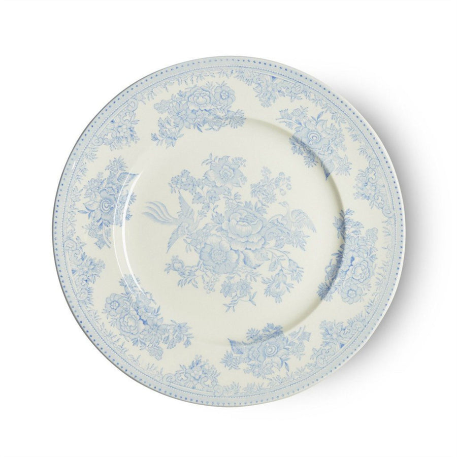 Burleigh Blue Asiatic Pheasants Plate 8.75". Handmade in England