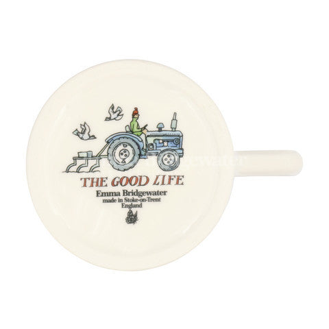 Emma Bridgewater The Good Life Bailing & Ploughing Half Pint Mug. 