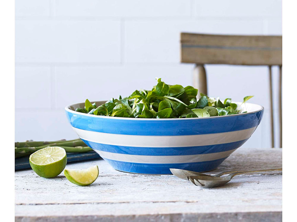 Cornishware Serving Bowl - blue