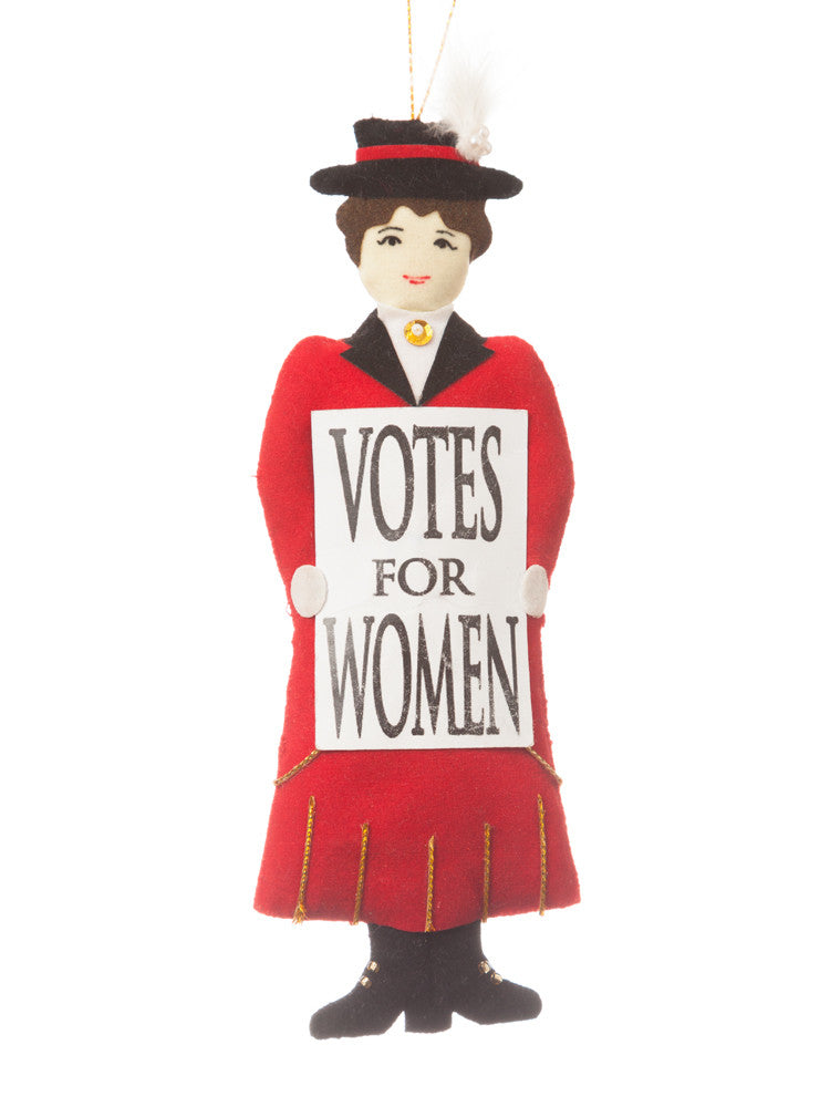 Red Suffragette Decoration by St. Nicolas.