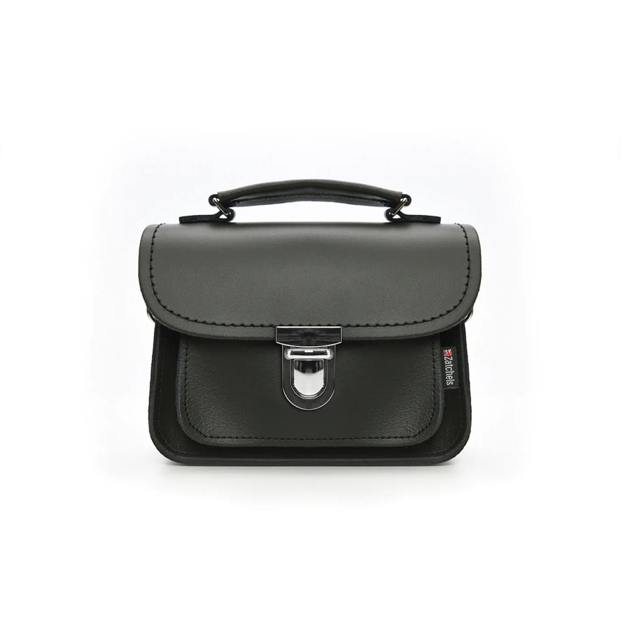 Handmade Leather Luna Ivy Green Small Handbag by Zatchels.