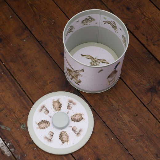 'The Country Set' Biscuit Barrel by Hannah Dale.