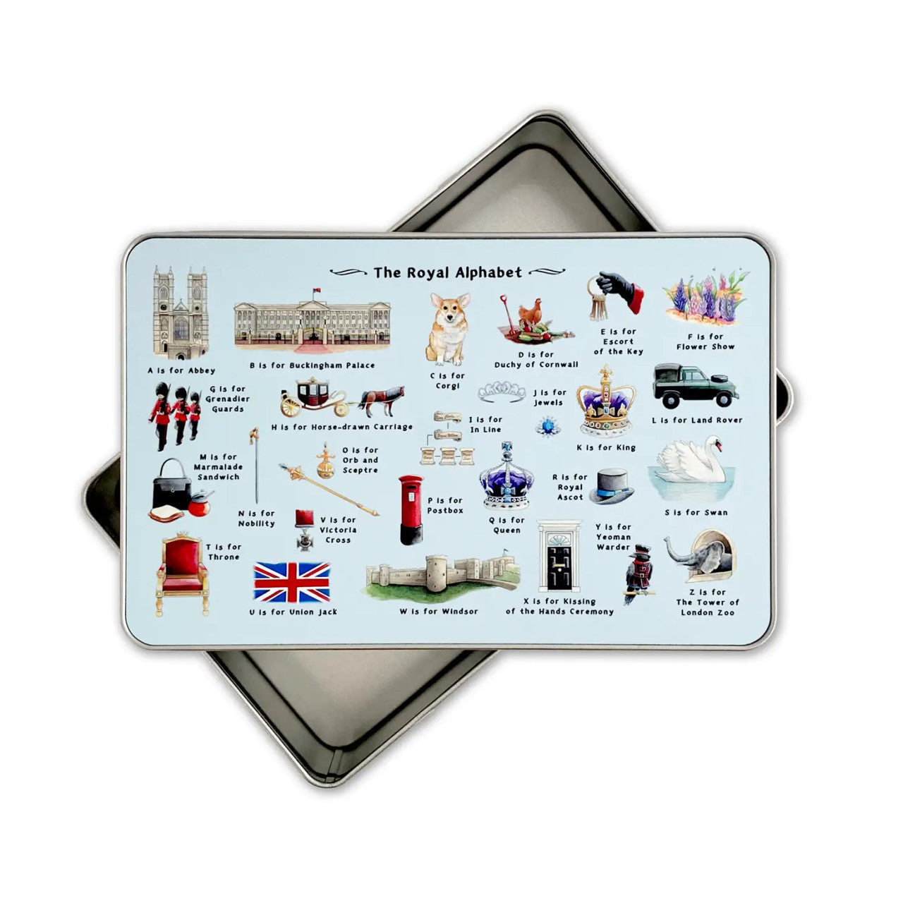 The Royal Alphabet Storage Tin