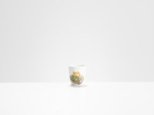 Courgette Box Egg Cup by Helen Beard.