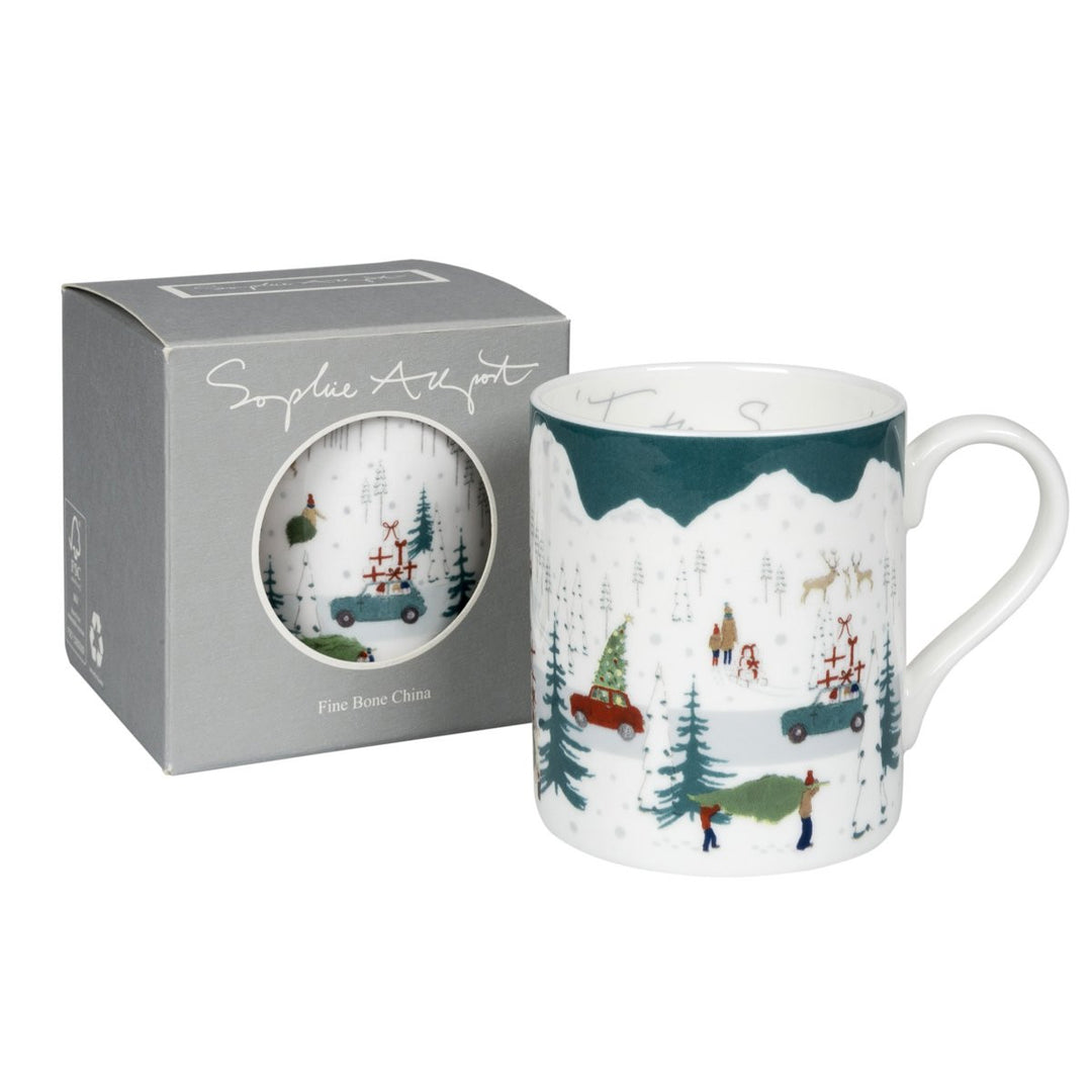 Sophie Allport Home for Christmas 'Tis The Season Mug boxed