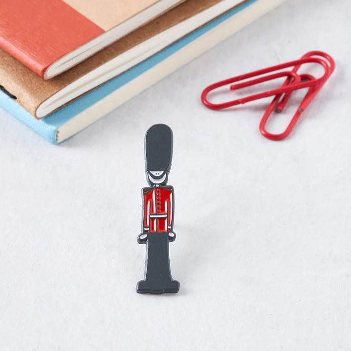 Queen's Guard Enamel Pin Badge from Victoria Eggs.
