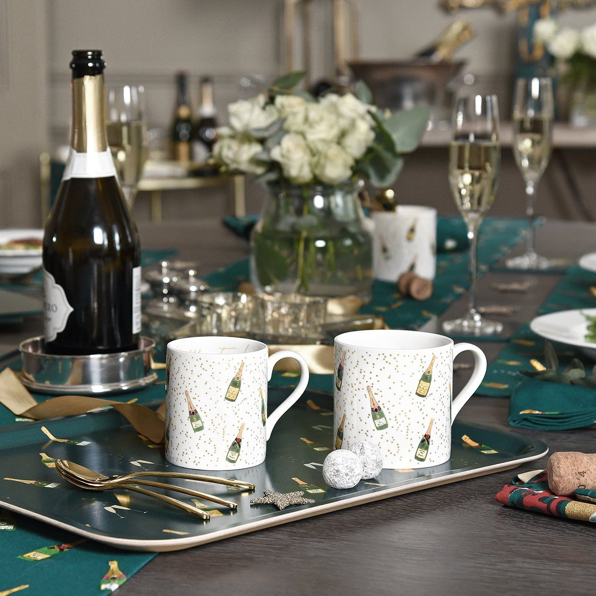 Sophie Allport Bubbles & Fizz Mug boxed