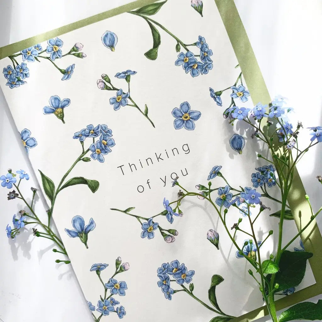 Champ de Fleur "Thinking of You" Greeting Card