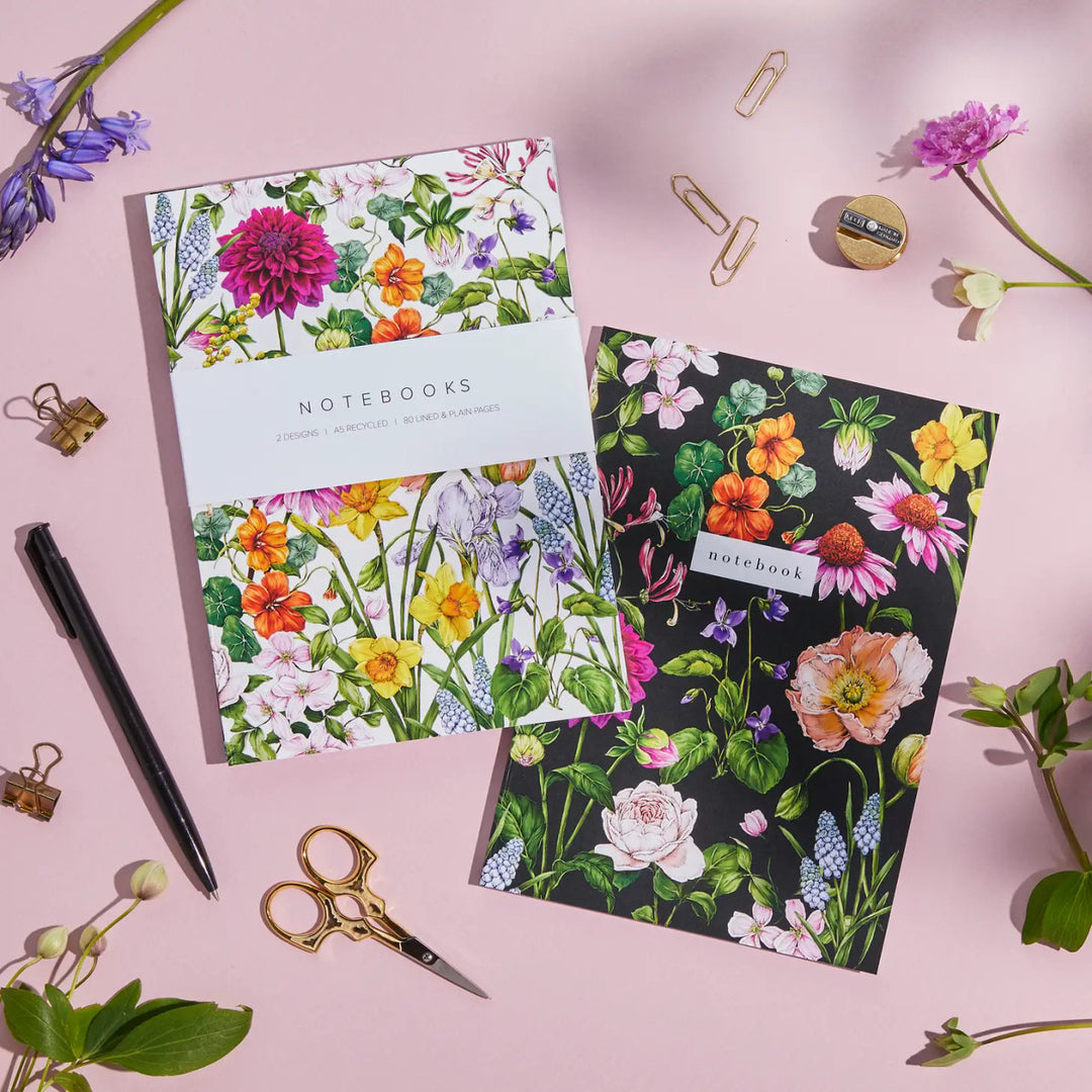 Bountiful Blooms - Set of 2 A5 Notebooks