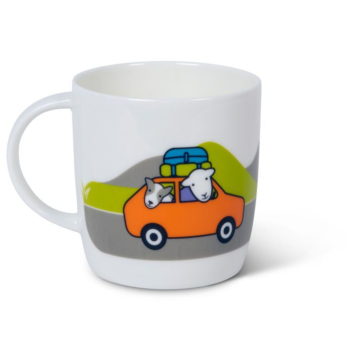 herdy touring mug. Made in England.