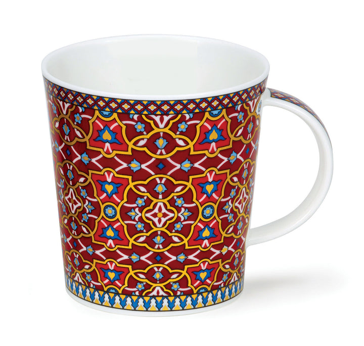Dunoon Lomond Zahra Flower bone china mug.