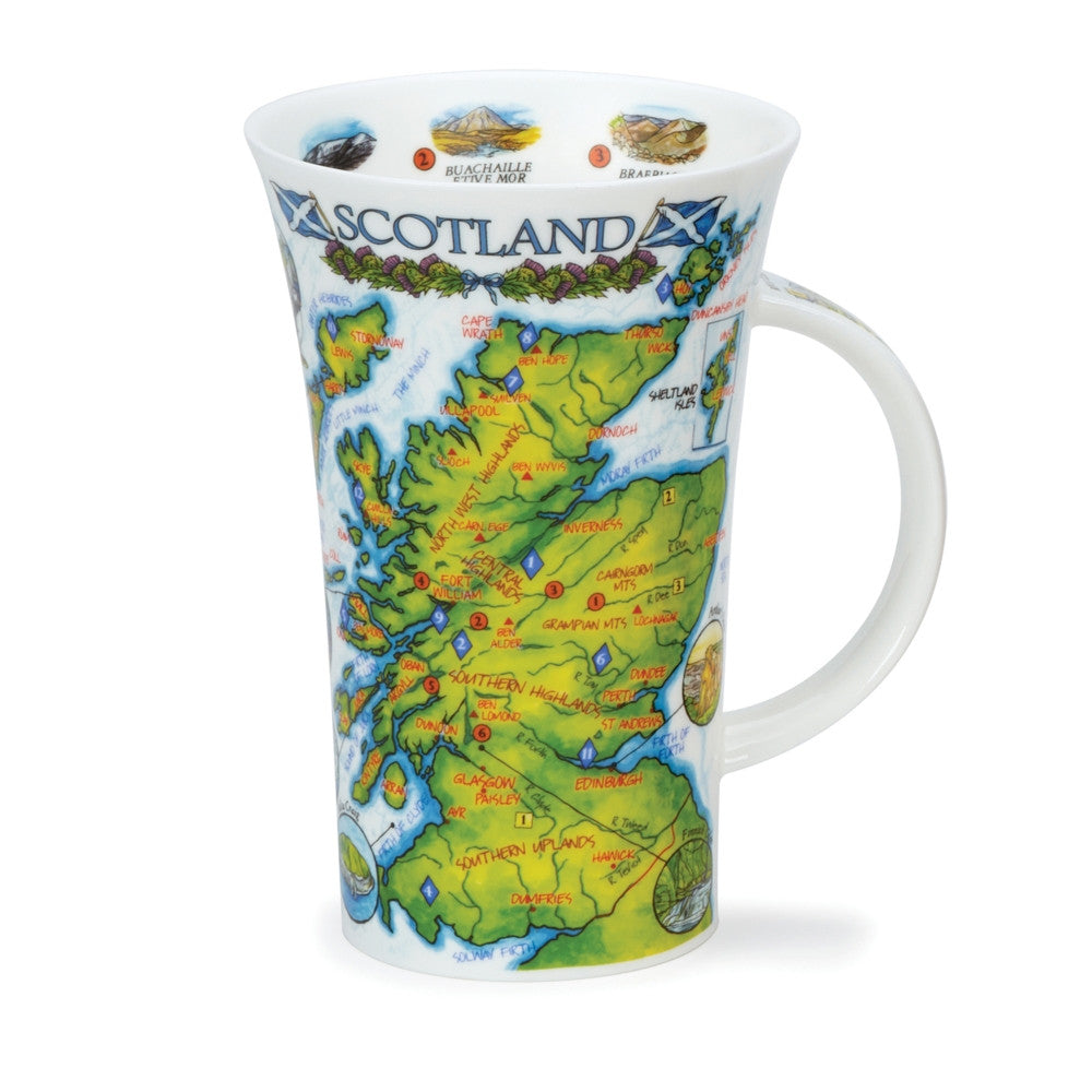 Dunoon Glencoe Scotland fine bone china mug.