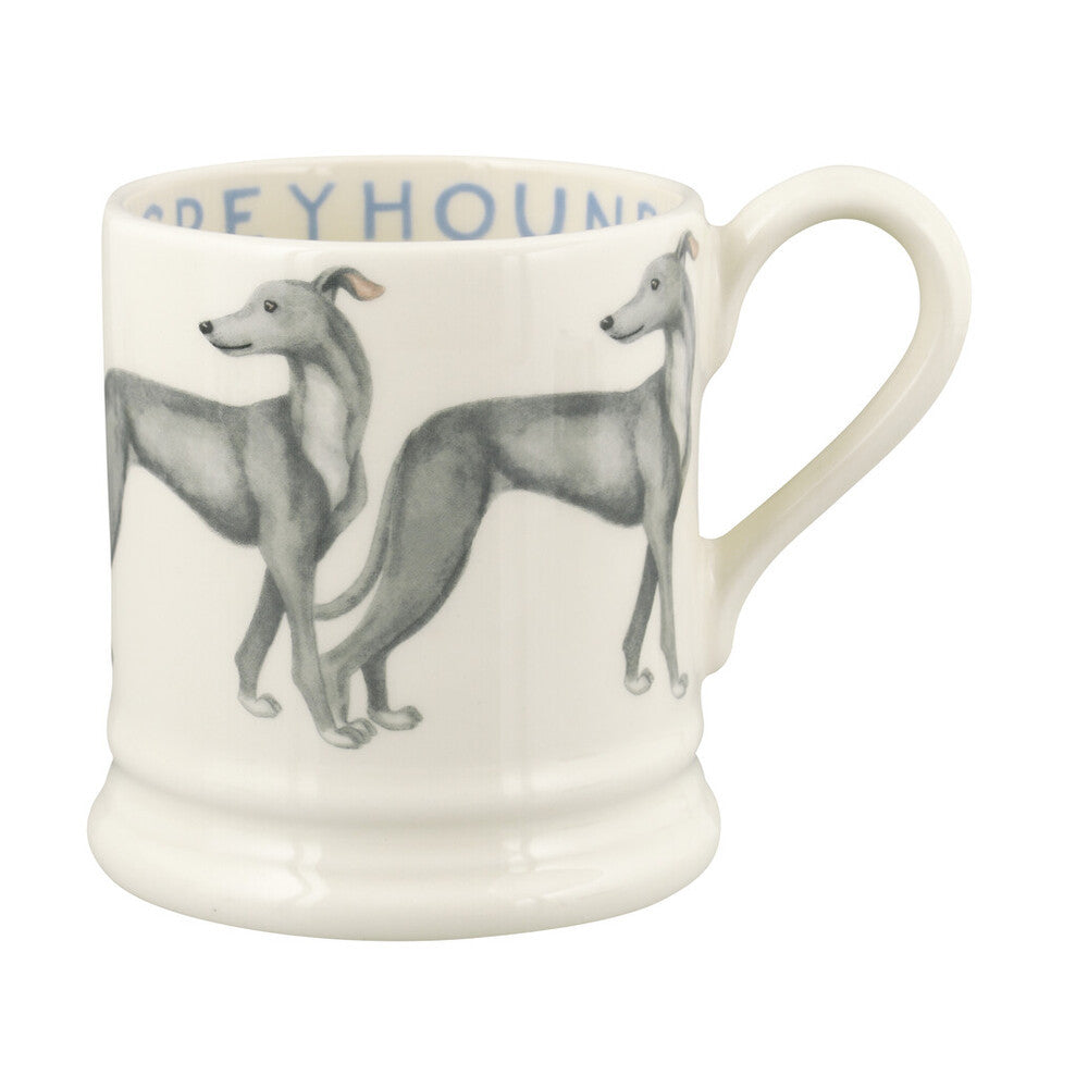 Emma Bridgewater Greyhound  Half Pint Mug. Handmade in England.