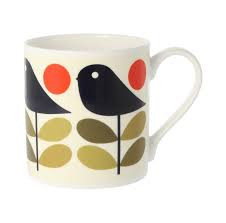 Early Bird Bone China Mug by Orla Kiely