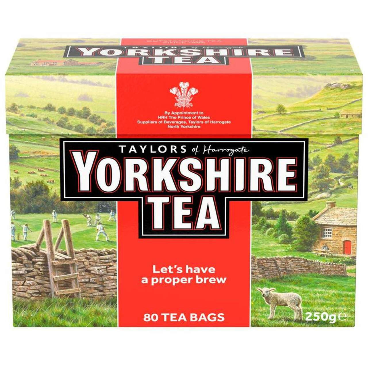 Yorkshire Tea Teabags. 80 ct.