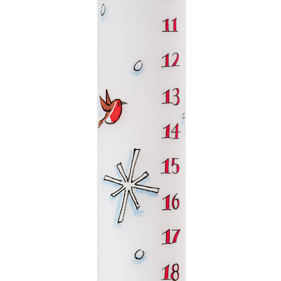 Alison Gardiner Snowmen Advent Candle