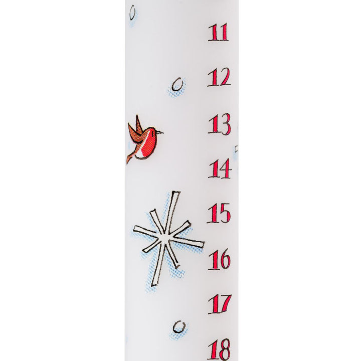 Alison Gardiner Snowmen Advent Candle