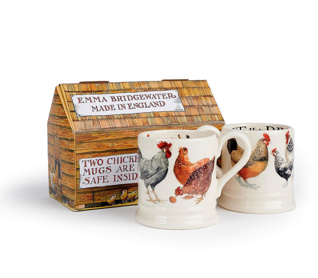 Rise and Shine set of 2 1/2 pint mugs.