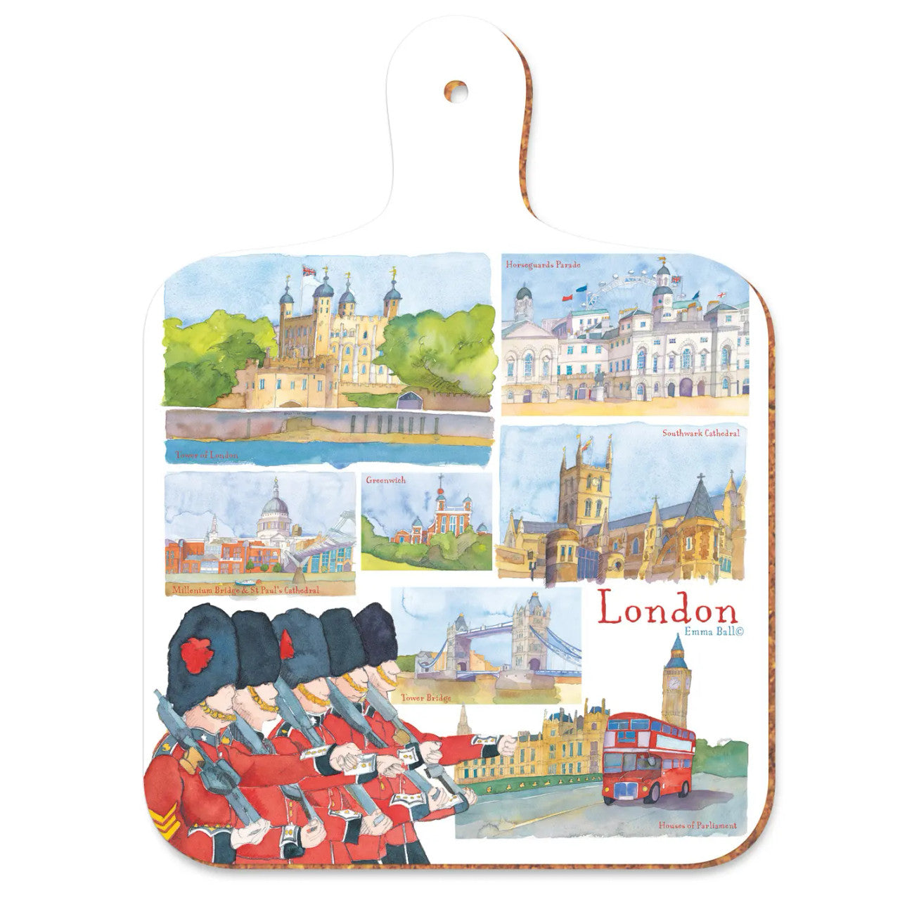 London Mini Chopping Board from Emma Ball