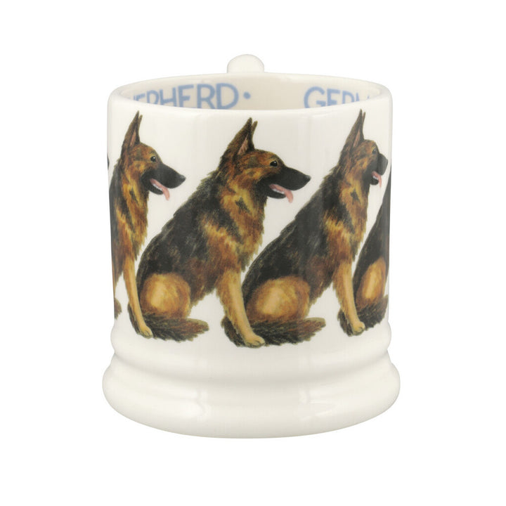 Emma Bridgewater German Shepherd  Half Pint Mug. Handmade in England.