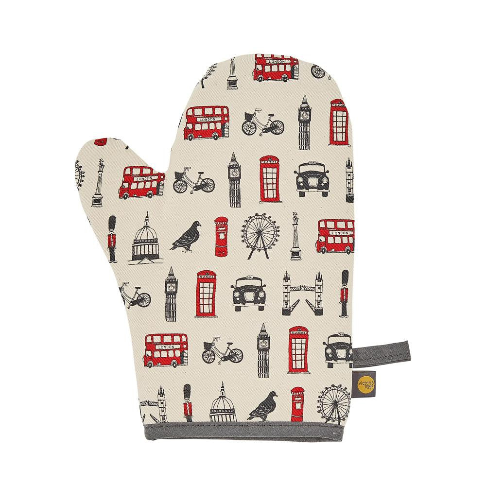 London Icons cotton oven mitt from Victoria Eggs.