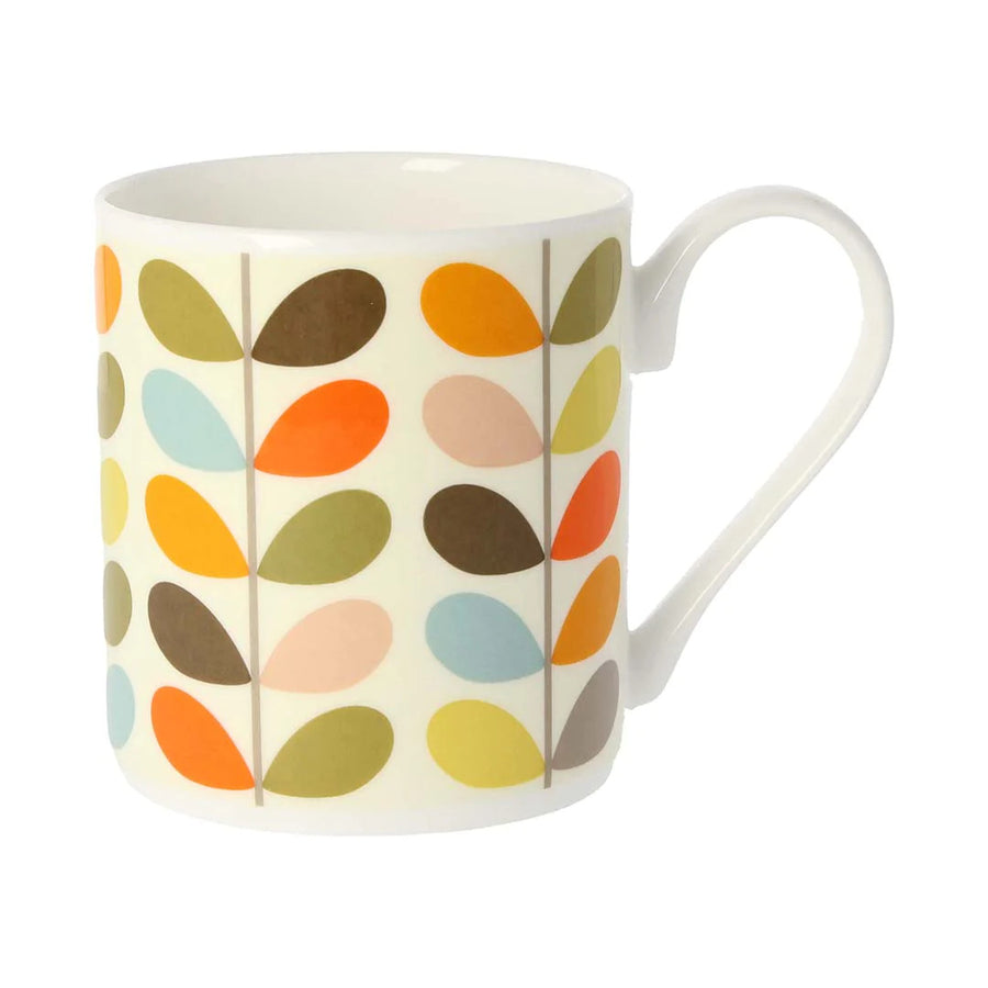 Multi Color 10 Stem China Mug by Oral Kiely.