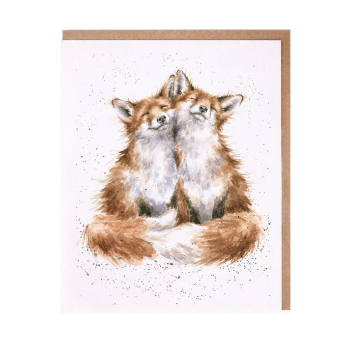 'Contentment' Blank Greetings Card by Hannah Dale for Wrendale Designs.