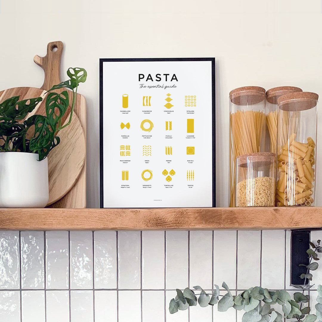 Pasta Print - Framed by Everlong Print Co.