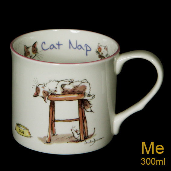 Cat Nap mug by artist Anita Jeram