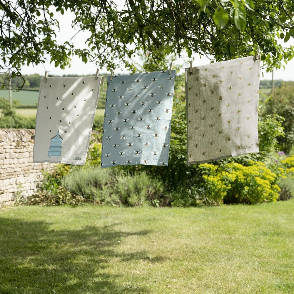 Sophie Allport Linen Bees Tea Towel