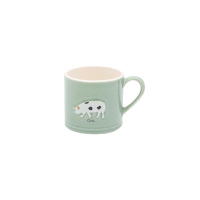 Pig Green mug by Bailey & Friends
