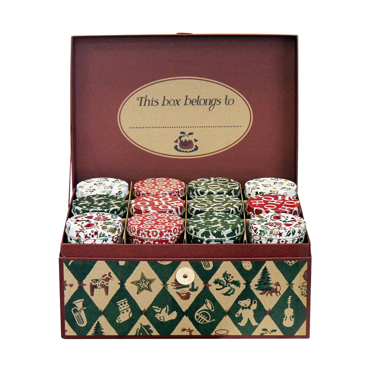 Christmas Joy Advent Tin Calendar