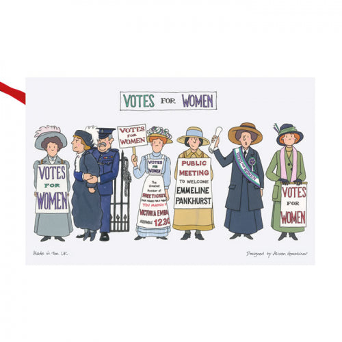 Alison Gardiner  Suffragette cotton tea towel