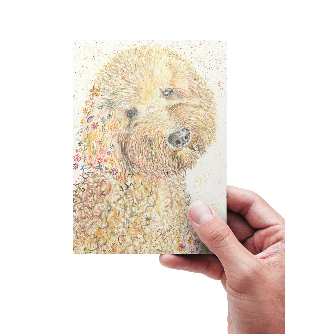 Red the Dog Greetings Eco Card by Jen Winnett