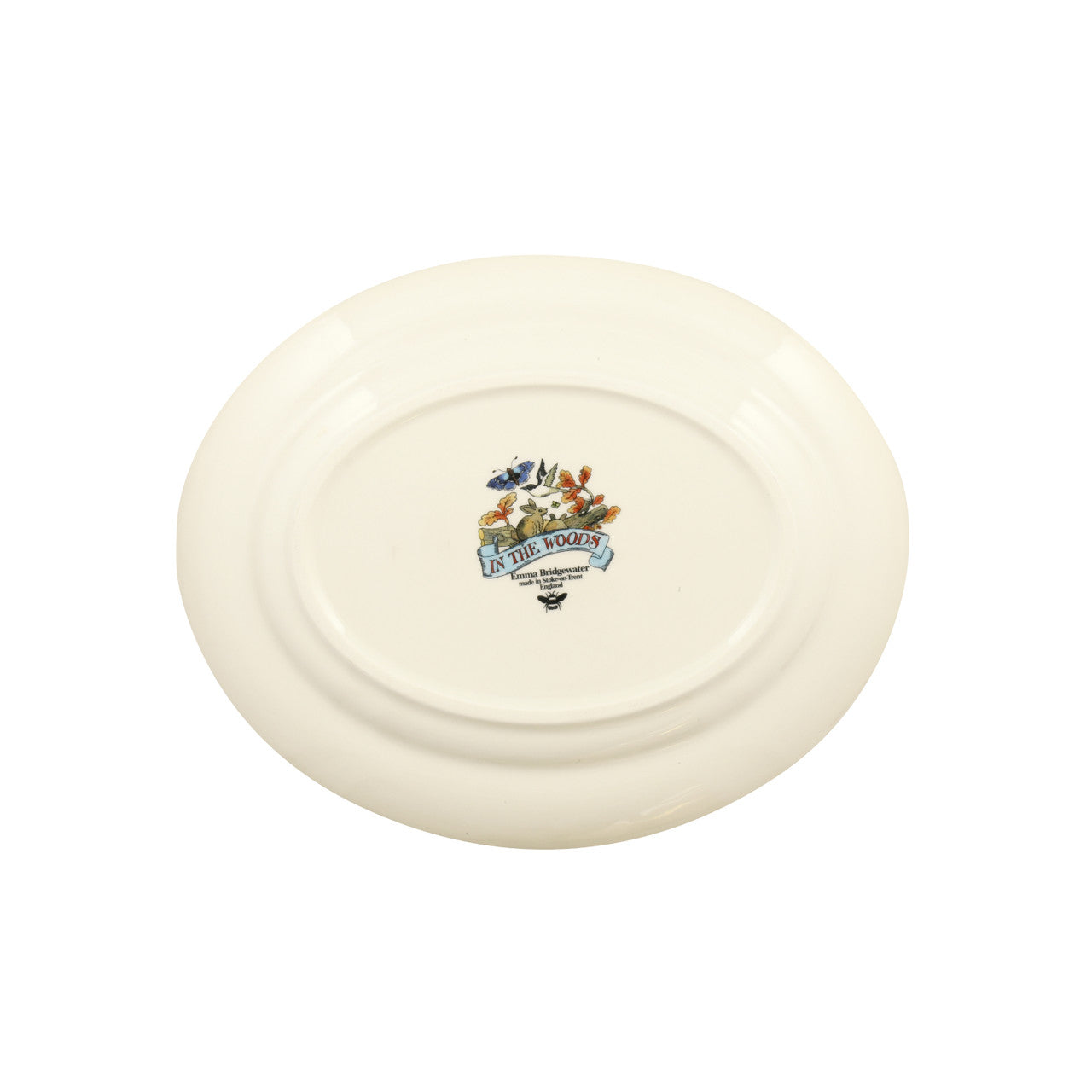 Emma Bridgewater handmade pottery In an Oak Tree Small Oval Platter.